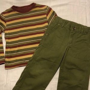 Janie and Jack shirt and pant set